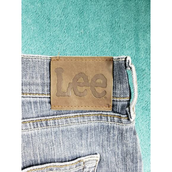 Lee Jeans Size 40x32 Mens Blue Pants Denim Stretch Mid Rise Work L342 Straight - Picture 13 of 14